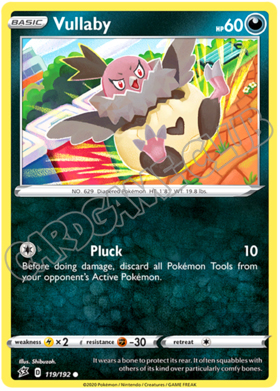 119 / 192 Vullaby comune normale (EN)