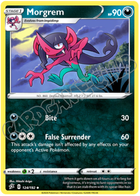 124 / 192 Morgrem non comune normale (EN)