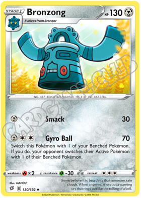 130 / 192 Bronzong non comune normale (EN)