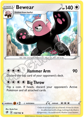 150 / 192 Bewear non comune normale (EN)