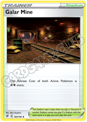 160 / 192 Galar Mine non comune normale (EN)