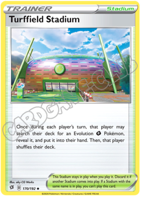 170 / 192 Turffield Stadium non comune normale (EN)