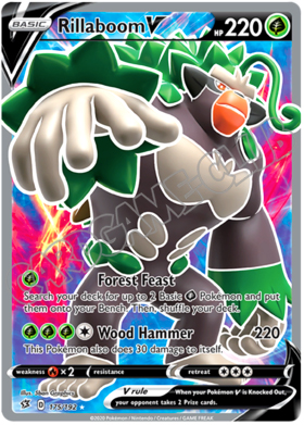 175 / 192 Rillaboom V ultra rara foil (EN)