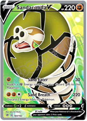 184 / 192 Sandaconda V ultra rara foil (EN)