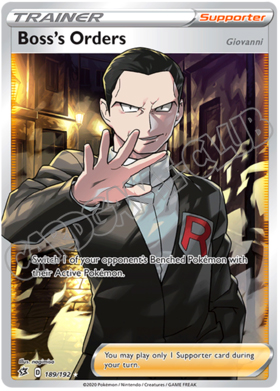 189 / 192 Boss's Orders ultra rara foil (EN)