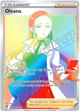 202 / 192 Oleana rara segreta foil (EN)