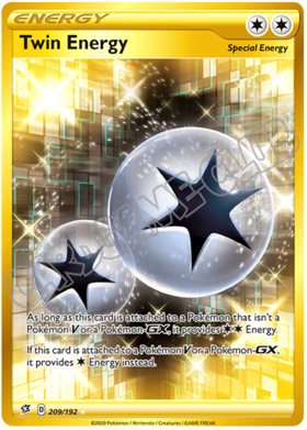 209 / 192 Twin Energy rara segreta foil (EN)
