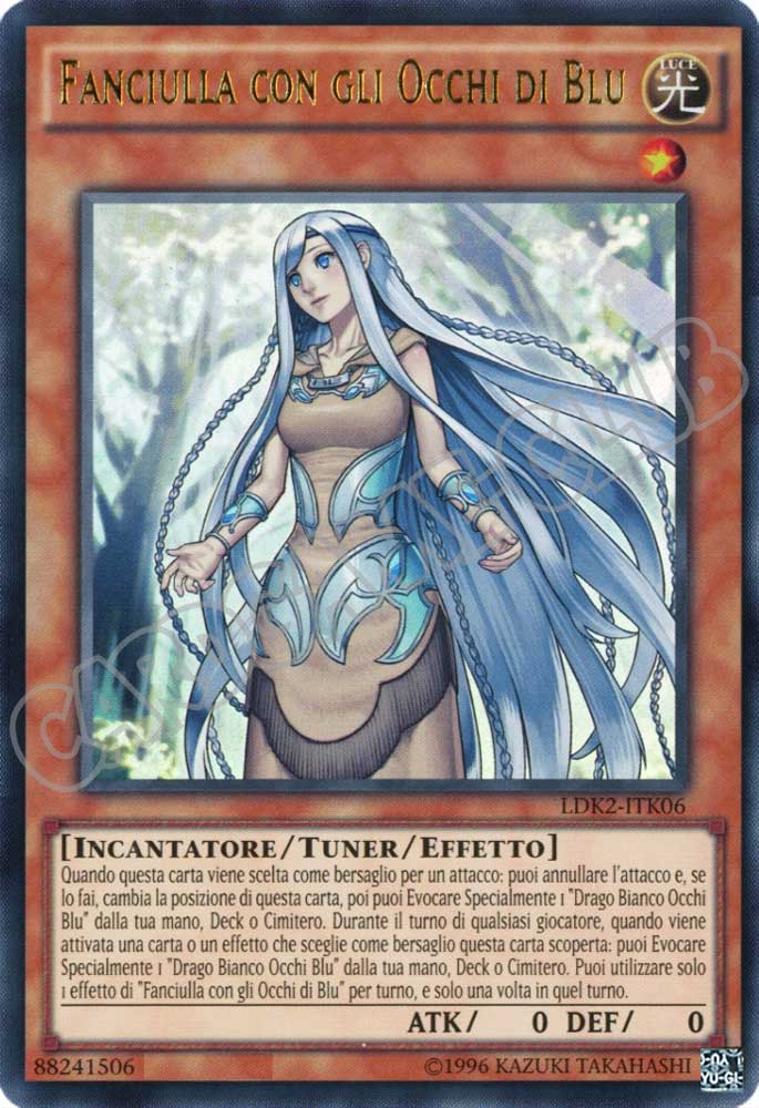 LDK2-ITK06 Fanciulla con gli Occhi di Blu ultra rara Unlimited (IT) -NEAR MINT-
