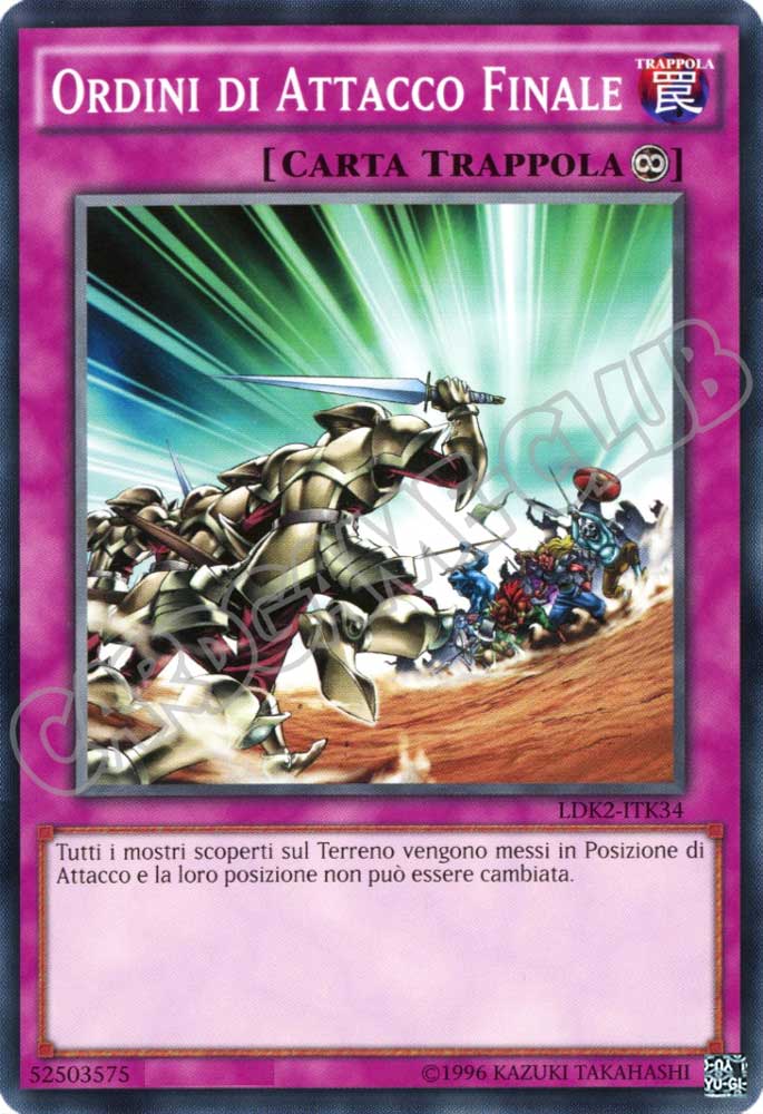 LDK2-ITK34 Ordini di Attacco Finale comune Unlimited (IT) -NEAR MINT-