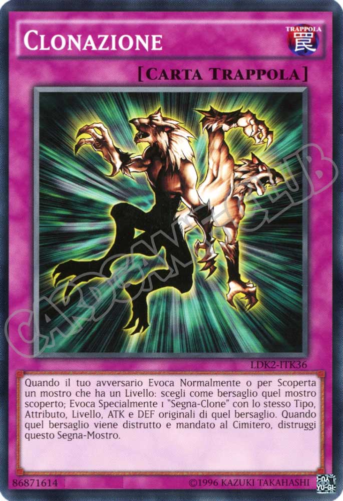 LDK2-ITK36 Clonazione comune Unlimited (IT) -NEAR MINT-