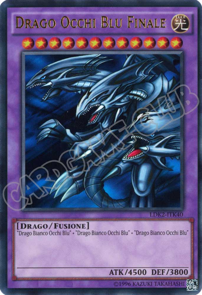 LDK2-ITK40 Drago Occhi Blu Finale ultra rara Unlimited (IT) -NEAR MINT-