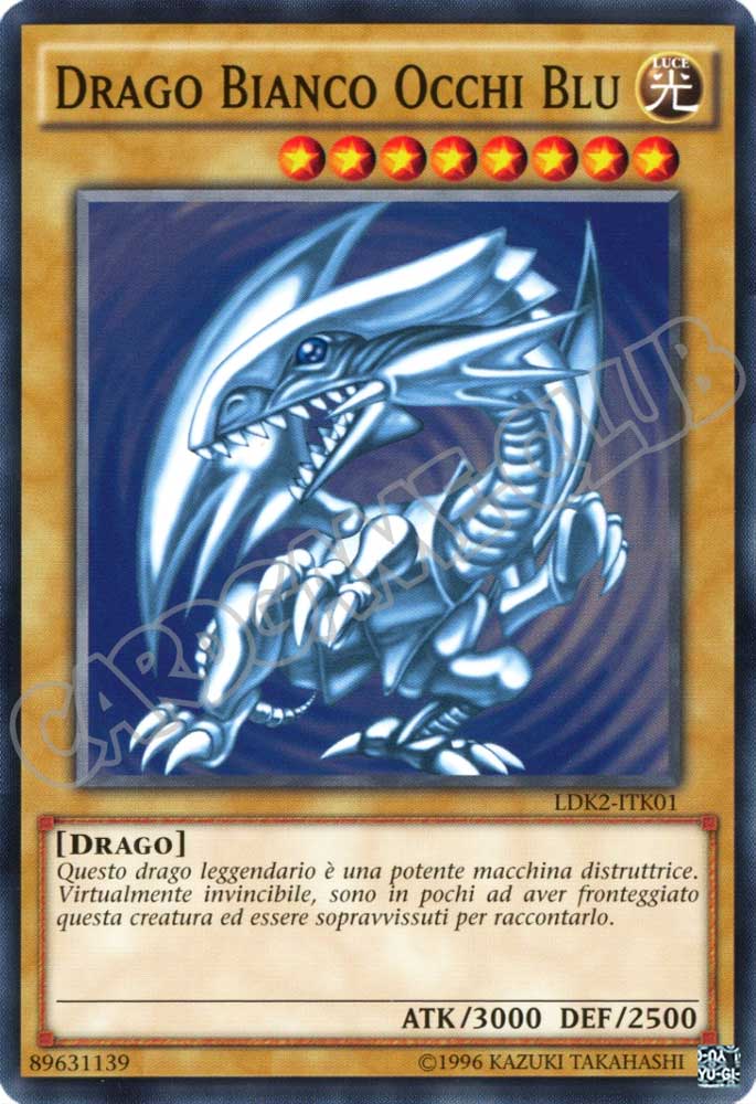 LDK2-ITK01 Drago Bianco Occhi Blu (Versione a) comune Unlimited (IT) -NEAR MINT-