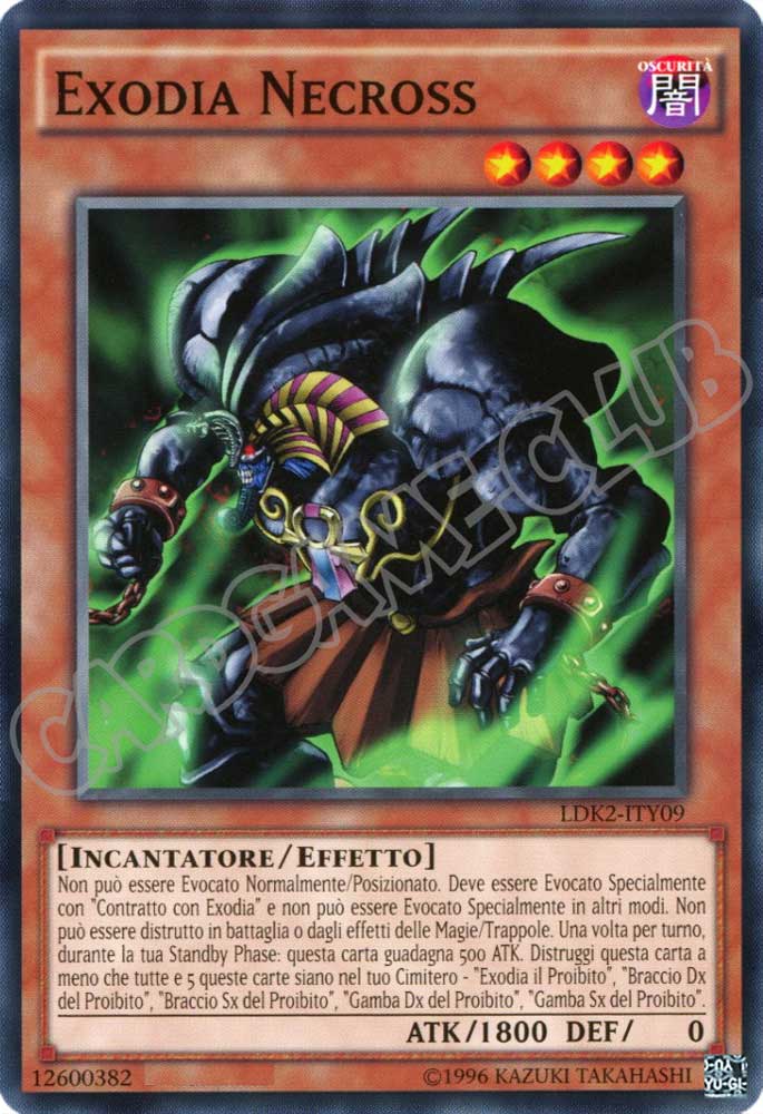 LDK2-ITY09 Exodia Necross comune Unlimited (IT) -NEAR MINT-