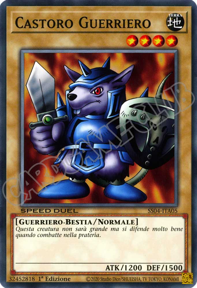 SS04-ITA05 Castoro Guerriero comune 1a Edizione (IT) -NEAR MINT-