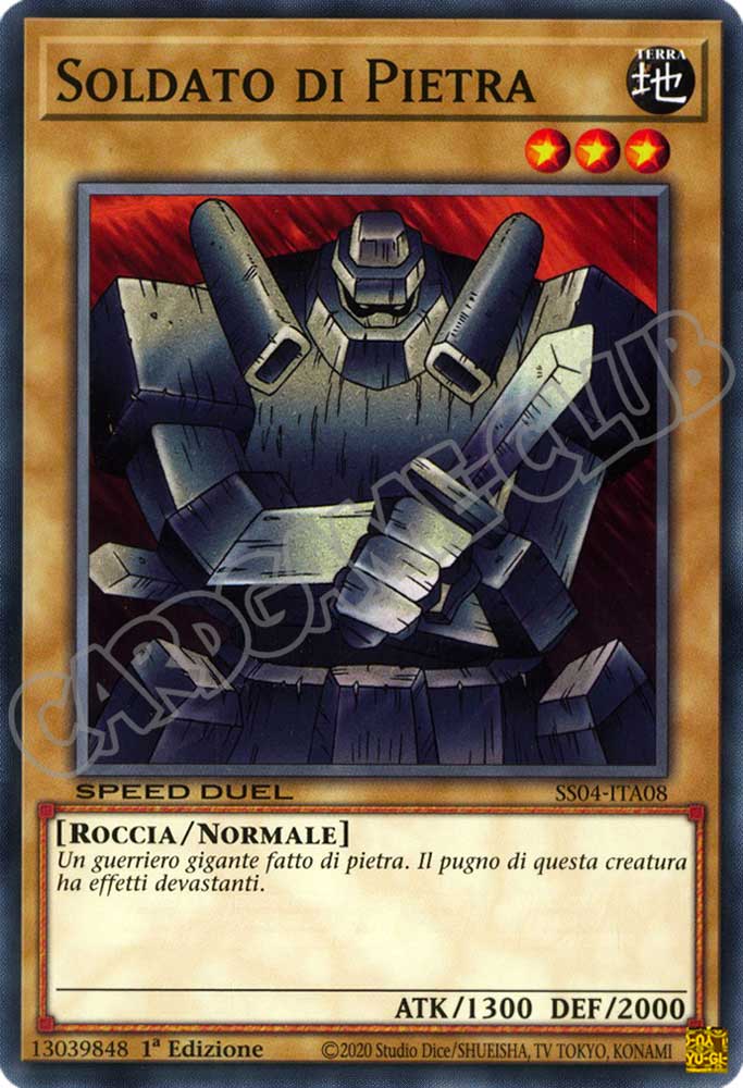 SS04-ITA08 Soldato di Pietra comune 1a Edizione (IT) -NEAR MINT-