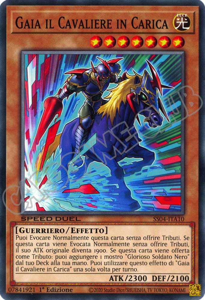 SS04-ITA10 Gaia il Cavaliere in Carica comune 1a Edizione (IT) -NEAR MINT-