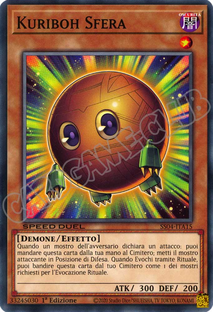 SS04-ITA15 Kuriboh Sfera comune 1a Edizione (IT) -NEAR MINT-