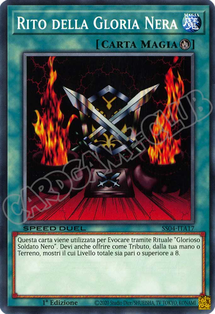 SS04-ITA17 Rito della Gloria Nera comune 1a Edizione (IT) -NEAR MINT-