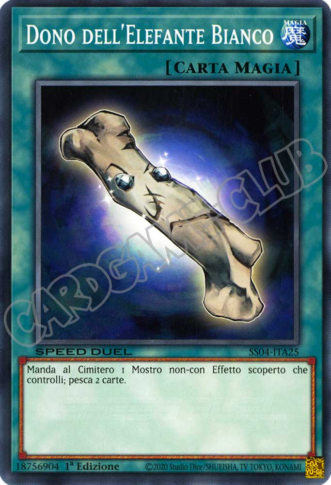 SS04-ITA25 Dono dell'Elefante Bianco comune 1a Edizione (IT) -NEAR MINT-