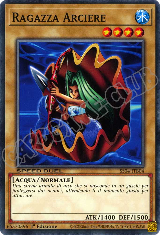 SS04-ITB04 Ragazza Arciere comune 1a Edizione (IT) -NEAR MINT-