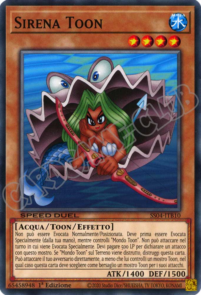 SS04-ITB10 Sirena Toon comune 1a Edizione (IT) -NEAR MINT-