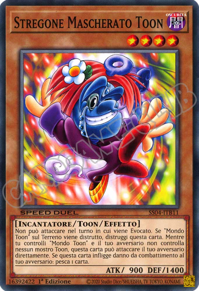 SS04-ITB11 Stregone Mascherato Toon comune 1a Edizione (IT) -NEAR MINT-
