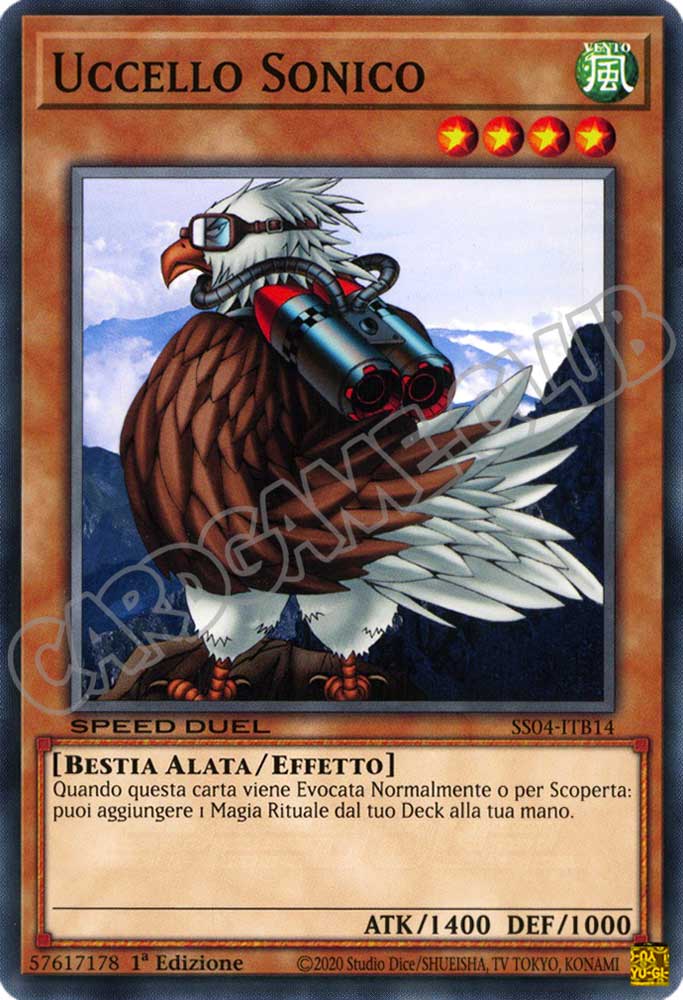 SS04-ITB14 Uccello Sonico comune 1a Edizione (IT) -NEAR MINT-