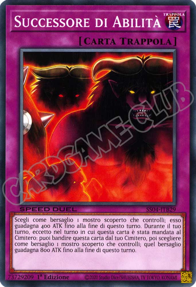 SS04-ITB29 Successore di Abilita' comune 1a Edizione (IT) -NEAR MINT-