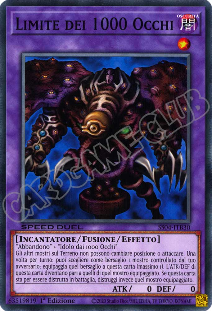 SS04-ITB30 Limite dei 1000 Occhi comune 1a Edizione (IT) -NEAR MINT-