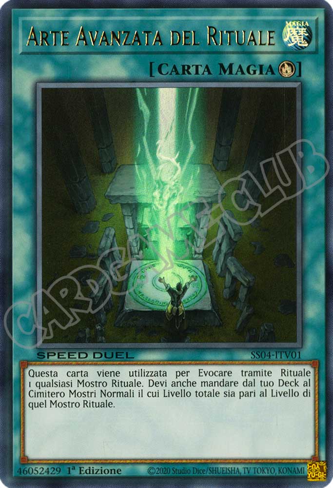 SS04-ITV01 Arte Avanzata del Rituale ultra rara 1a Edizione (IT) -NEAR MINT-