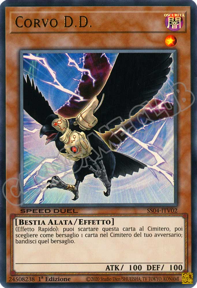SS04-ITV02 Corvo D.D. ultra rara 1a Edizione (IT) -NEAR MINT-