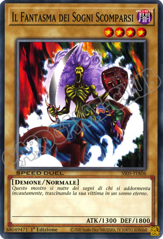 SS05-ITA06 Il Fantasma dei Sogni Scomparsi comune 1a Edizione (IT) -NEAR MINT-