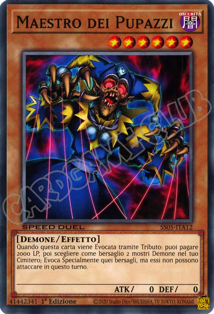 SS05-ITA12 Maestro dei Pupazzi comune 1a Edizione (IT) -NEAR MINT-