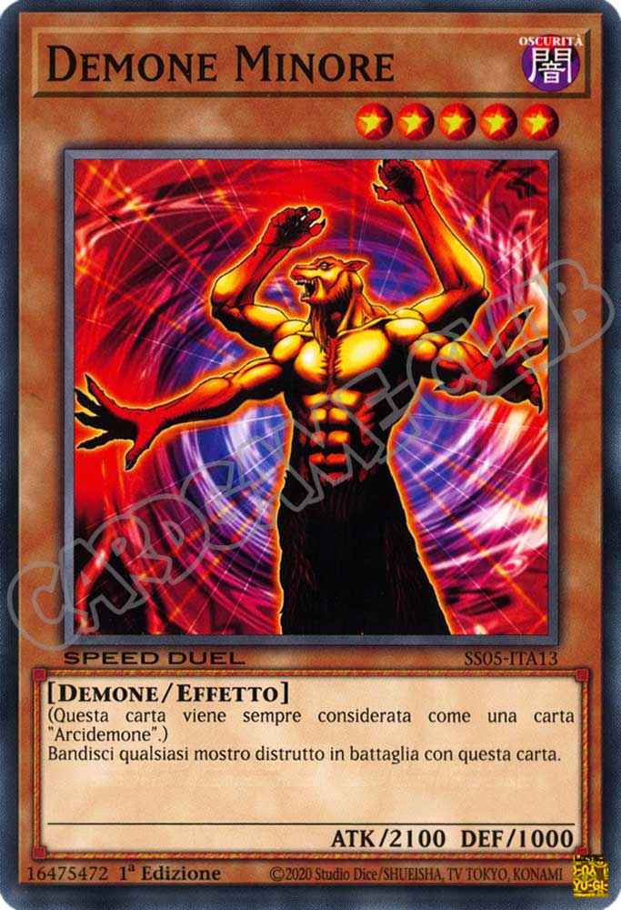 SS05-ITA13 Demone Minore comune 1a Edizione (IT) -NEAR MINT-