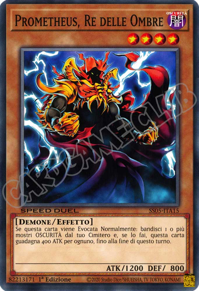 SS05-ITA15 Prometheus, Re delle Ombre comune 1a Edizione (IT) -NEAR MINT-