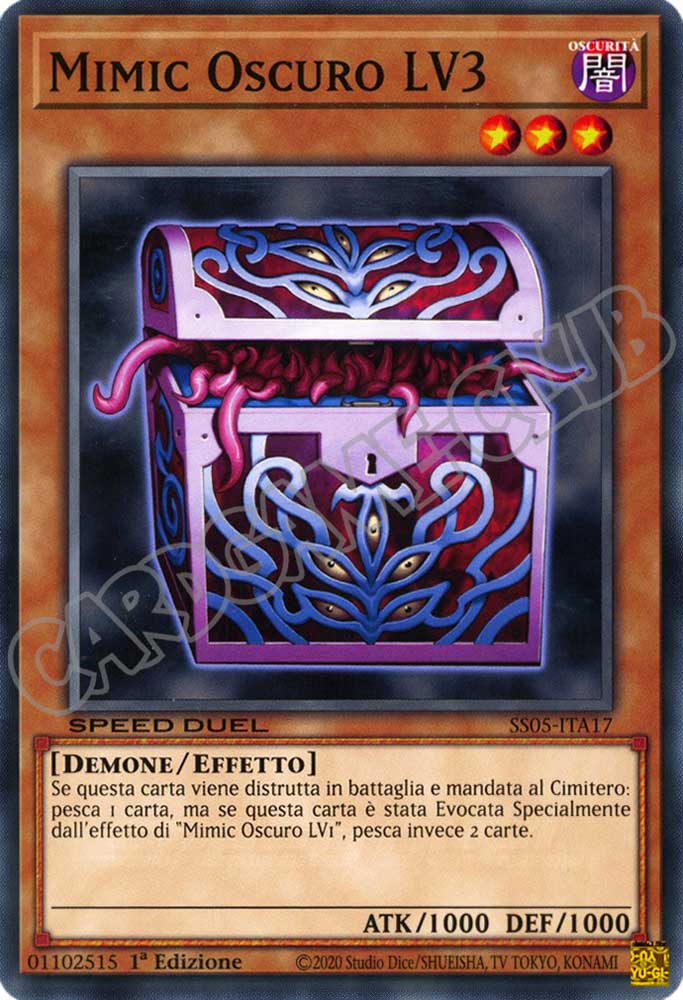 SS05-ITA17 Mimic Oscuro LV3 comune 1a Edizione (IT) -NEAR MINT-