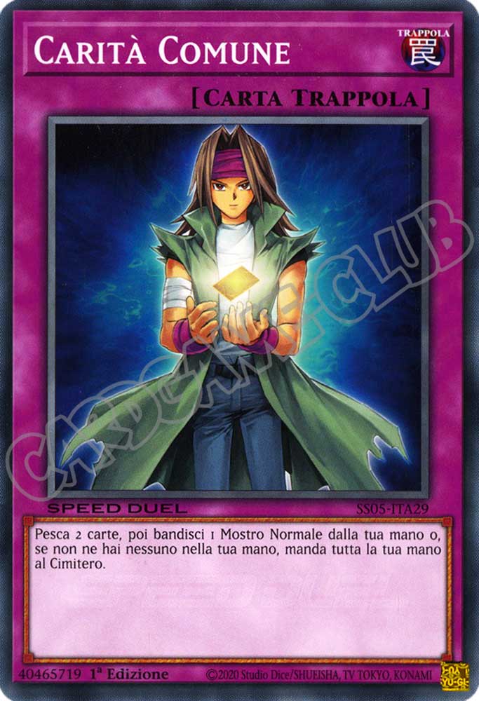 SS05-ITA29 Carita' Comune comune 1a Edizione (IT) -NEAR MINT-