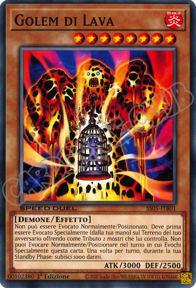 SS05-ITB01 Golem di Lava comune 1a Edizione (IT) -NEAR MINT-