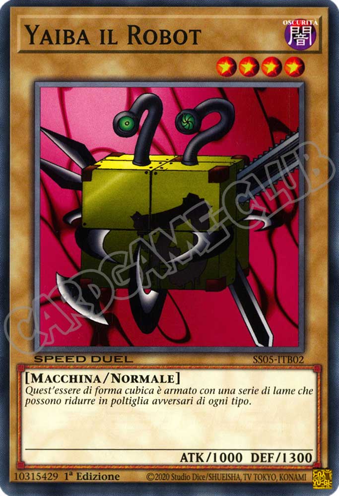 SS05-ITB02 Yaiba il Robot comune 1a Edizione (IT) -NEAR MINT-