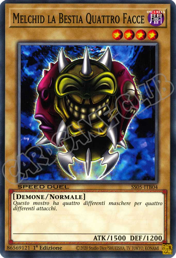 SS05-ITB04 Melchid la Bestia Quattro Facce comune 1a Edizione (IT) -NEAR MINT-