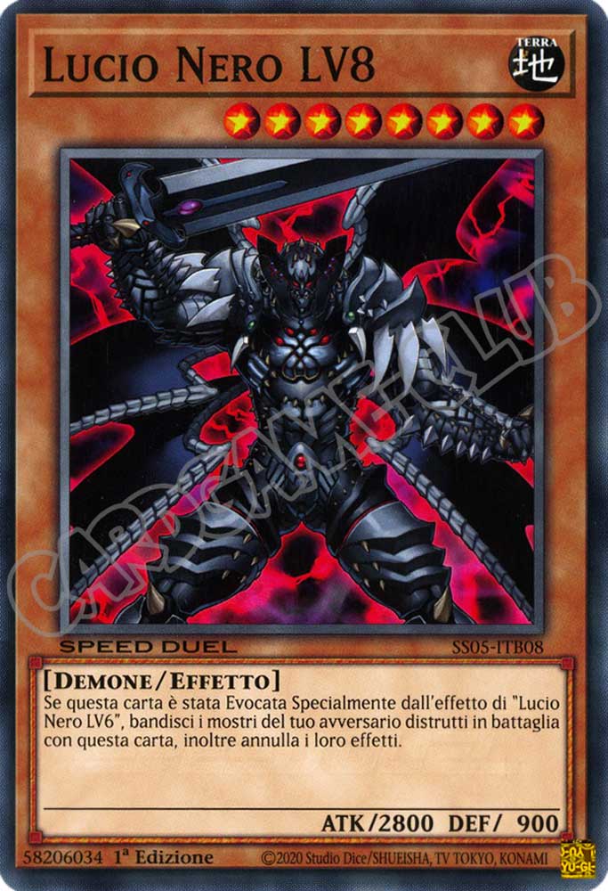 SS05-ITB08 Lucio Nero LV8 comune 1a Edizione (IT) -NEAR MINT-