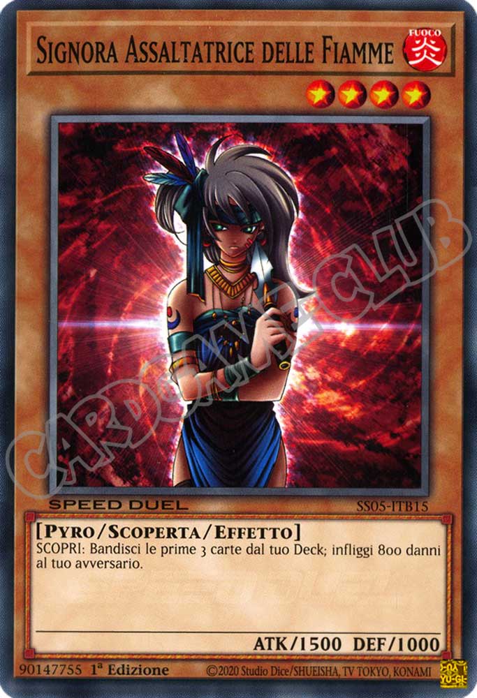 SS05-ITB15 Signora Assaltatrice delle Fiamme comune 1a Edizione (IT) -NEAR MINT-