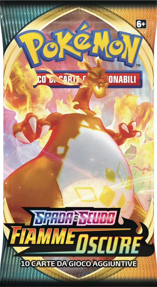 Spada e Scudo Fiamme Oscure busta 10 carte Artwork RANDOM (IT)