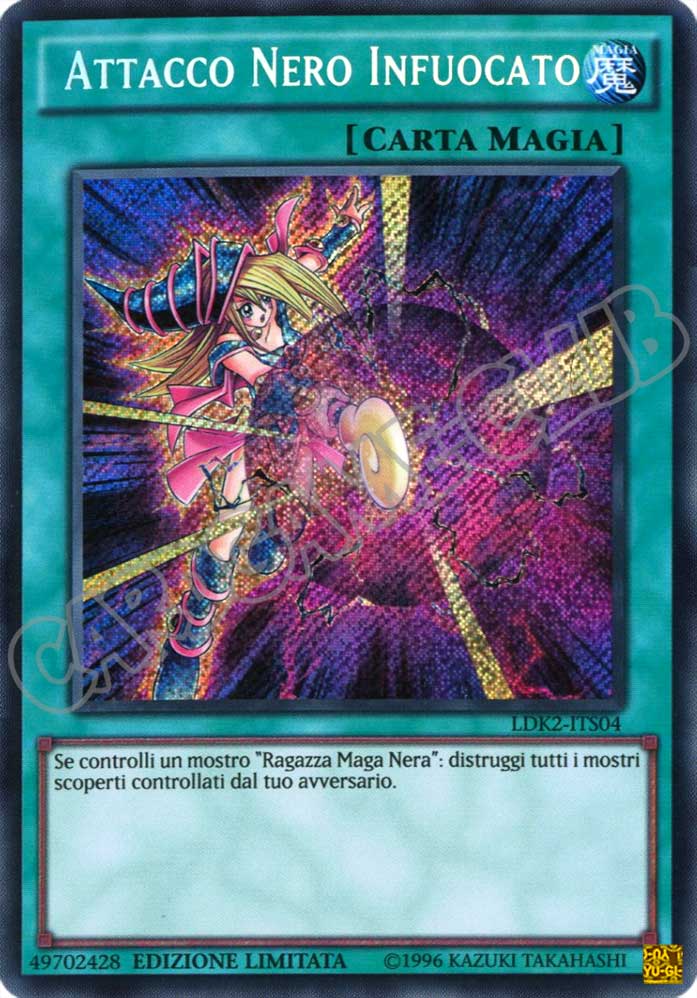 LDK2-ITS04 Attacco Nero Infuocato rara segreta Unlimited (IT) -NEAR MINT-