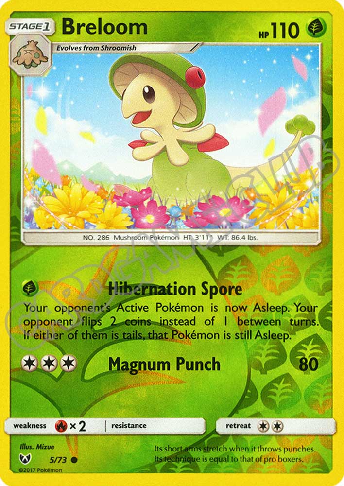 05 / 73 Breloom comune foil reverse (EN) -NEAR MINT-