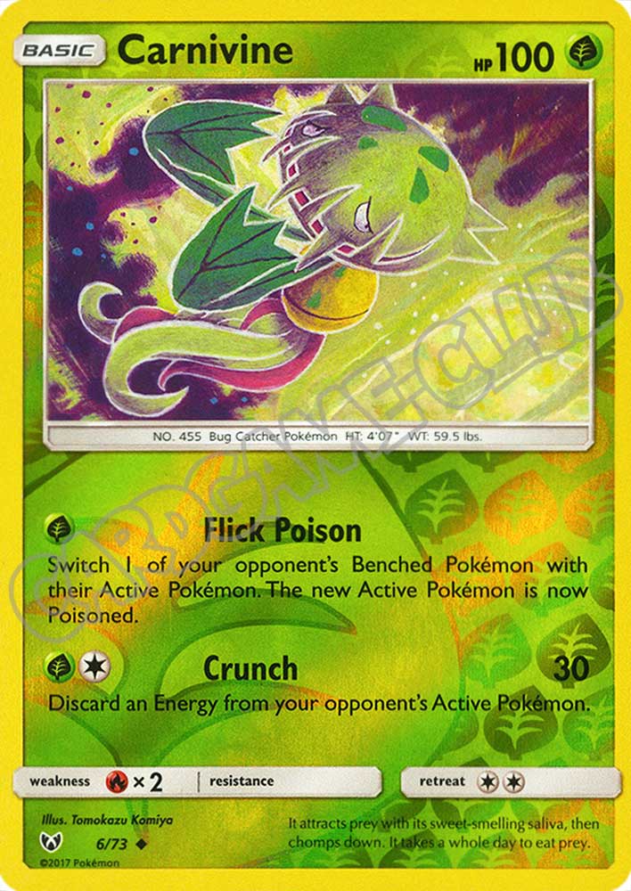 06 / 73 Carnivine non comune foil reverse (EN) -NEAR MINT-