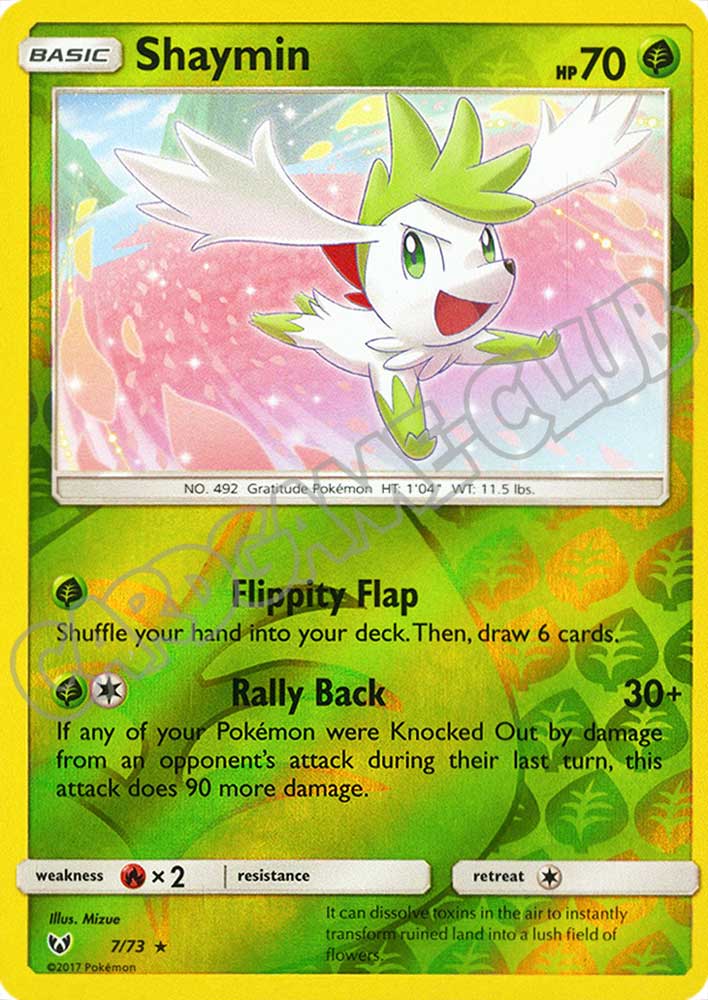 07 / 73 Shaymin rara foil reverse (EN) -NEAR MINT-