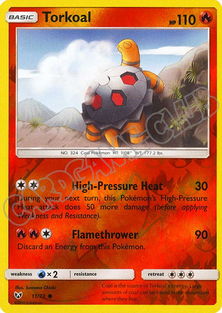 11 / 73 Torkoal comune foil reverse (EN) -NEAR MINT-