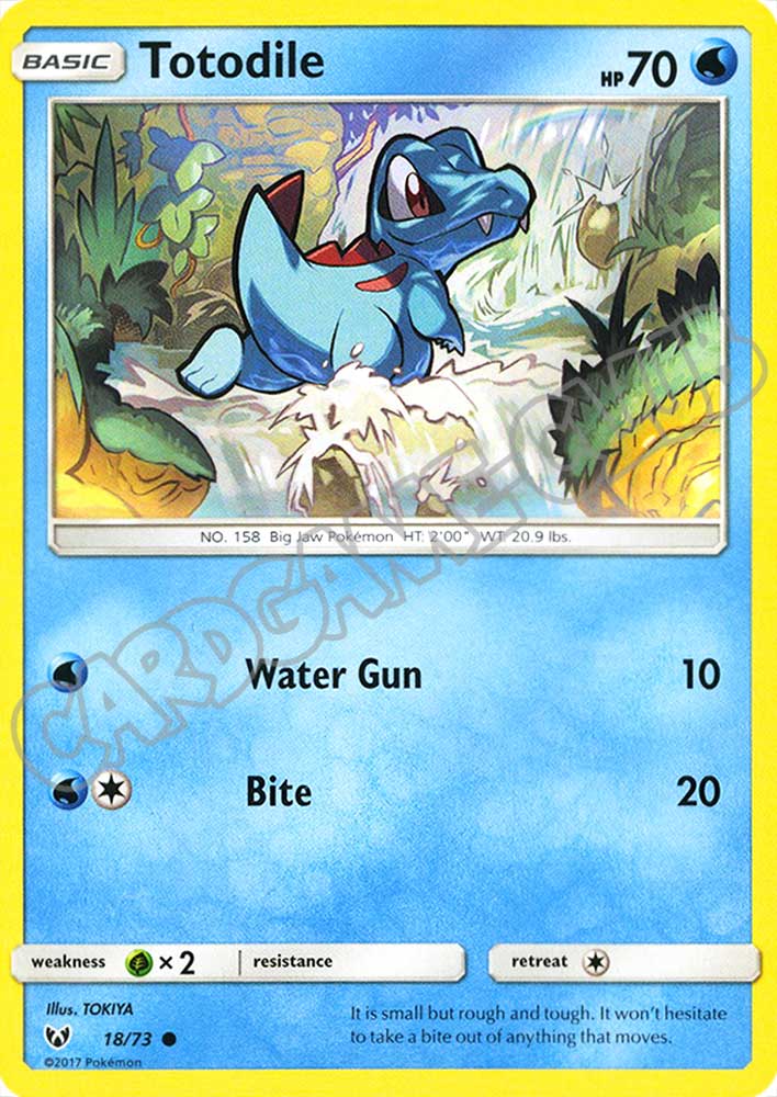 18 / 73 Totodile comune normale (EN) -NEAR MINT-