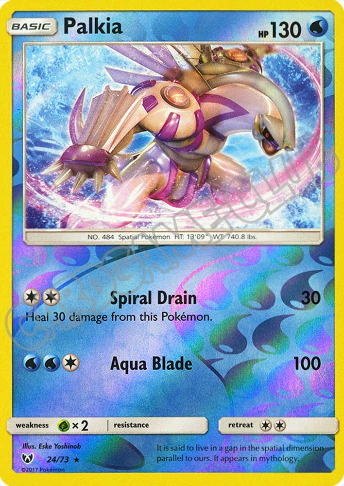 24 / 73 Palkia rara foil reverse (EN) -NEAR MINT-